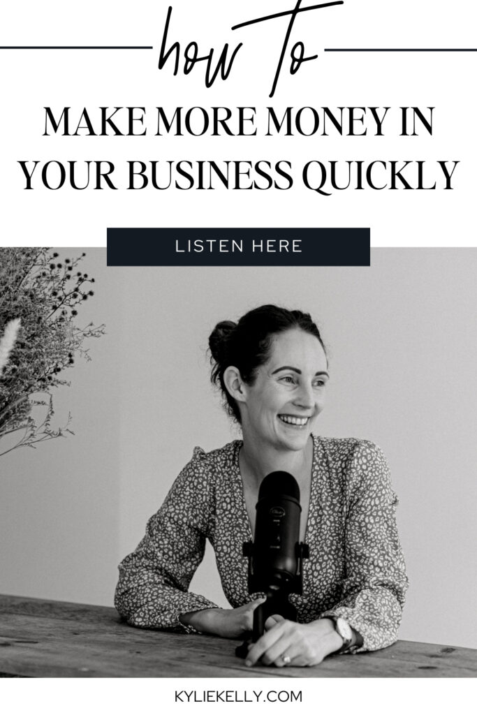 How Can I Make Money Inside My Business Quickly? This Mama Means Business Podcast Episode with Kylie Kelly