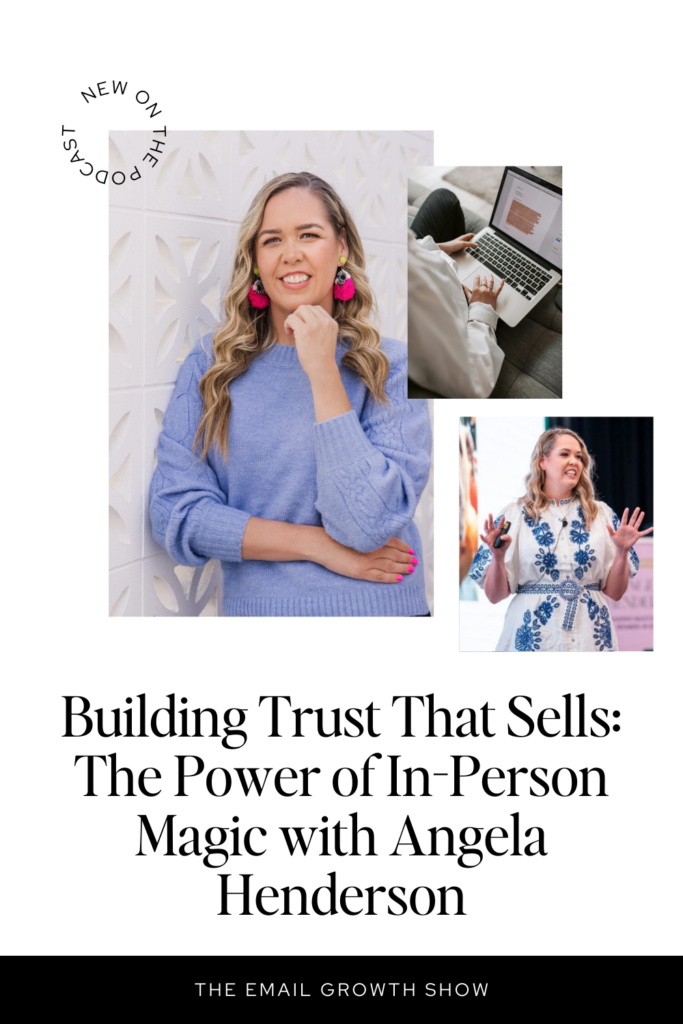 Angela Henderson on follow-up, buyer types & in-person events for business growth – Email Growth Show with Kylie Kelly