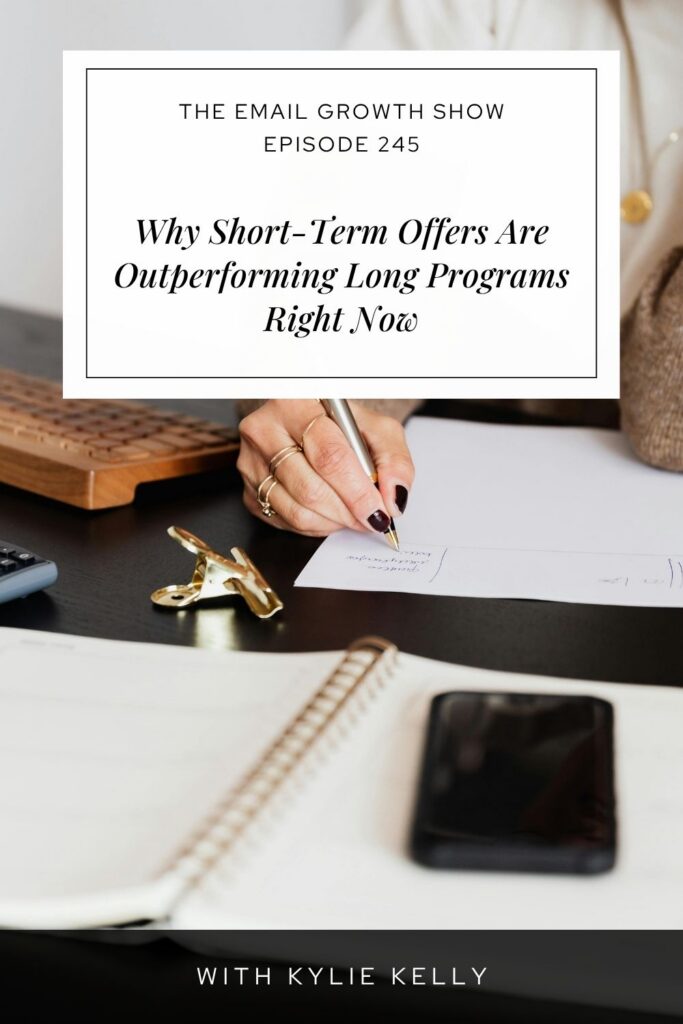Why Short-Term Offers Are Outperforming Long Programs Right Now - The Email Growth Show