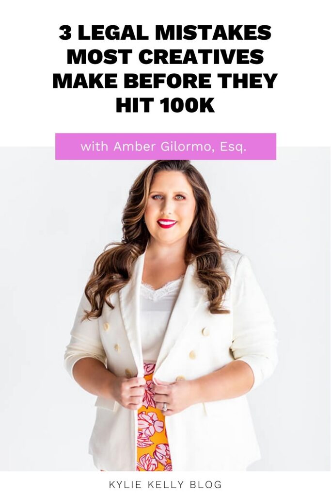 Building a six-figure business? Learn the three biggest legal mistakes online business owners make and the simple steps to protect your contracts, website, and collaborations.