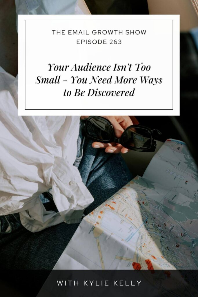 Building more discovery doors for your business - The Email Growth Show with Kylie Kelly